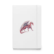 Rhodochrosite Mineral Dragon - Hardcover Bound Notebook