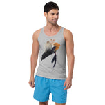 Fungal Crow Skull - Unisex Tank Top