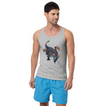 Bismuth Mineral Dragon - Unisex Tank Top
