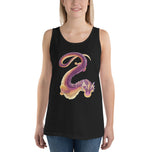 Fluorite Mineral Dragon - Unisex Tank Top