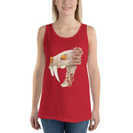Fungal Sabertooth Skull - Unisex Tank Top