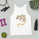 Fungal Chameleon Skeleton - Unisex Tank Top