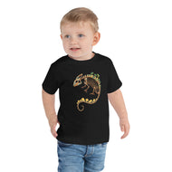 Fungal Chameleon Skeleton - Toddler Short Sleeve Tee