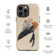 Fungal Crow Skull - Tough Case for iPhone®