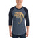 Septarian Mineral Dragon - 3/4 Sleeve Raglan Shirt