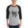Bismuth Mineral Dragon - 3/4 Sleeve Raglan Shirt