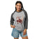 Cinnabar Mineral Dragon - 3/4 Sleeve Raglan Shirt