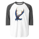 Pietersite Mineral Dragon - 3/4 Sleeve Raglan Shirt