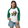 Atlantisite Mineral Dragon - 3/4 Sleeve Raglan Shirt