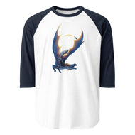 Pietersite Mineral Dragon - 3/4 Sleeve Raglan Shirt