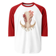 Fungal Warthog Skull - 3/4 Sleeve Raglan Shirt