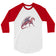 Rhodochrosite Mineral Dragon - 3/4 Sleeve Raglan Shirt