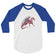 Rhodochrosite Mineral Dragon - 3/4 Sleeve Raglan Shirt
