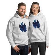 Azurite Mineral Dragon - Adult Unisex Hoodie