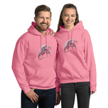 Rhodochrosite Mineral Dragon - Unisex Hoodie