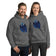 Azurite Mineral Dragon - Adult Unisex Hoodie