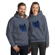 Azurite Mineral Dragon - Adult Unisex Hoodie