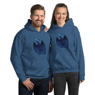 Azurite Mineral Dragon - Adult Unisex Hoodie