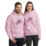 Rhodochrosite Mineral Dragon - Unisex Hoodie
