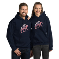 Rhodochrosite Mineral Dragon - Unisex Hoodie