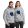 Azurite Mineral Dragon - Adult Unisex Hoodie