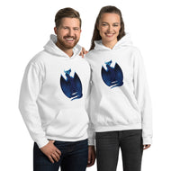 Azurite Mineral Dragon - Adult Unisex Hoodie