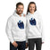 Azurite Mineral Dragon - Adult Unisex Hoodie