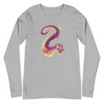 Fluorite Mineral Dragon - Unisex Long Sleeve Tee