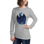 Azurite Mineral Dragon - Unisex Long Sleeve Tee