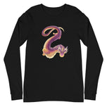 Fluorite Mineral Dragon - Unisex Long Sleeve Tee