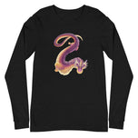 Fluorite Mineral Dragon - Unisex Long Sleeve Tee