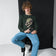 Fungal Dilophosaurus Skull - Unisex Long Sleeve Shirt