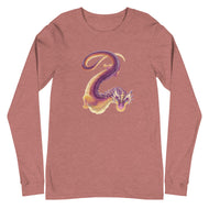 Fluorite Mineral Dragon - Unisex Long Sleeve Tee
