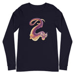 Fluorite Mineral Dragon - Unisex Long Sleeve Tee