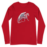 Rhodochrosite Mineral Dragon - Unisex Long Sleeve Tee