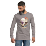 Fungal Human Skull - Unisex Long Sleeve Tee