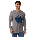 Azurite Mineral Dragon - Unisex Long Sleeve Tee