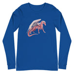 Rhodochrosite Mineral Dragon - Unisex Long Sleeve Tee