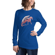 Rhodochrosite Mineral Dragon - Unisex Long Sleeve Tee