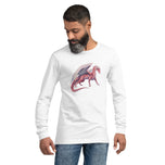 Rhodochrosite Mineral Dragon - Unisex Long Sleeve Tee