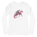 Rhodochrosite Mineral Dragon - Unisex Long Sleeve Tee