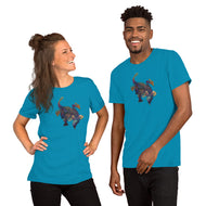 Bismuth Mineral Dragon - Unisex T-Shirt