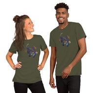 Bismuth Mineral Dragon - Unisex T-Shirt