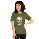 Fungal Human Skull - Unisex T-Shirt