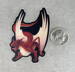 Cinnabar Mineral Dragon - Matte Sticker