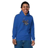 Bismuth Mineral Dragon - Youth Heavy Blend Hoodie
