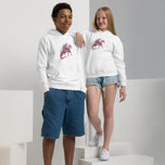 Rhodochrosite Mineral Dragon - Youth Heavy Blend Hoodie