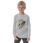 Fungal Dilophosaurus Skull - Youth Long Sleeve Tee