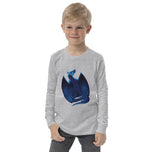 Azurite Mineral Dragon - Youth Long Sleeve Tee