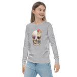 Fungal Human Skull - Youth Long Sleeve Tee